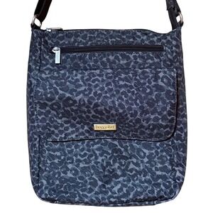 Baggallini Leopard Print Crossbody Bag — Lightweight Nylon Travel Purse NWOT‎
